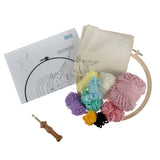 Punch Needle Kit: Yarn and Hoop: Unicorn