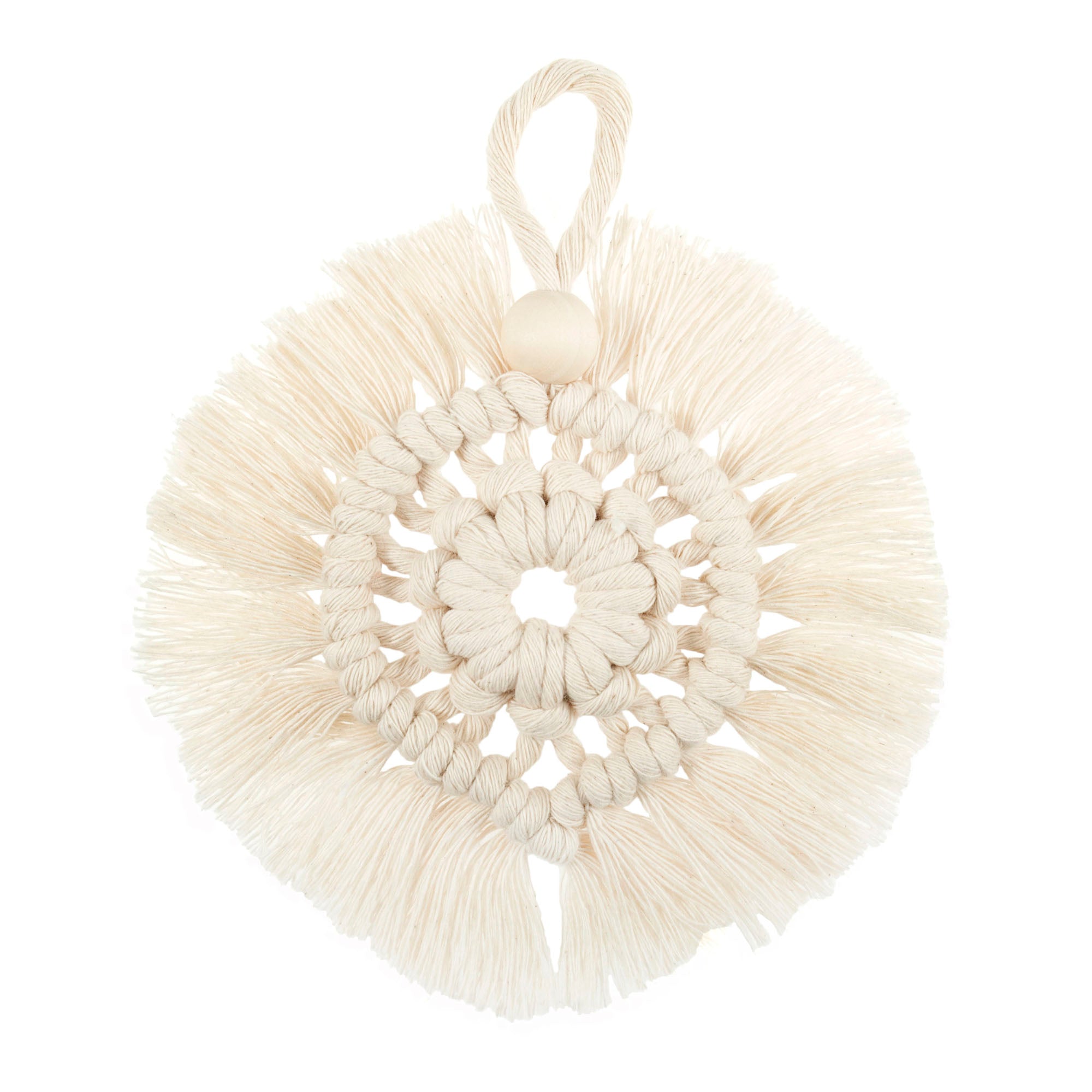 Macrame Kit: Decoration: Wreath: Natural