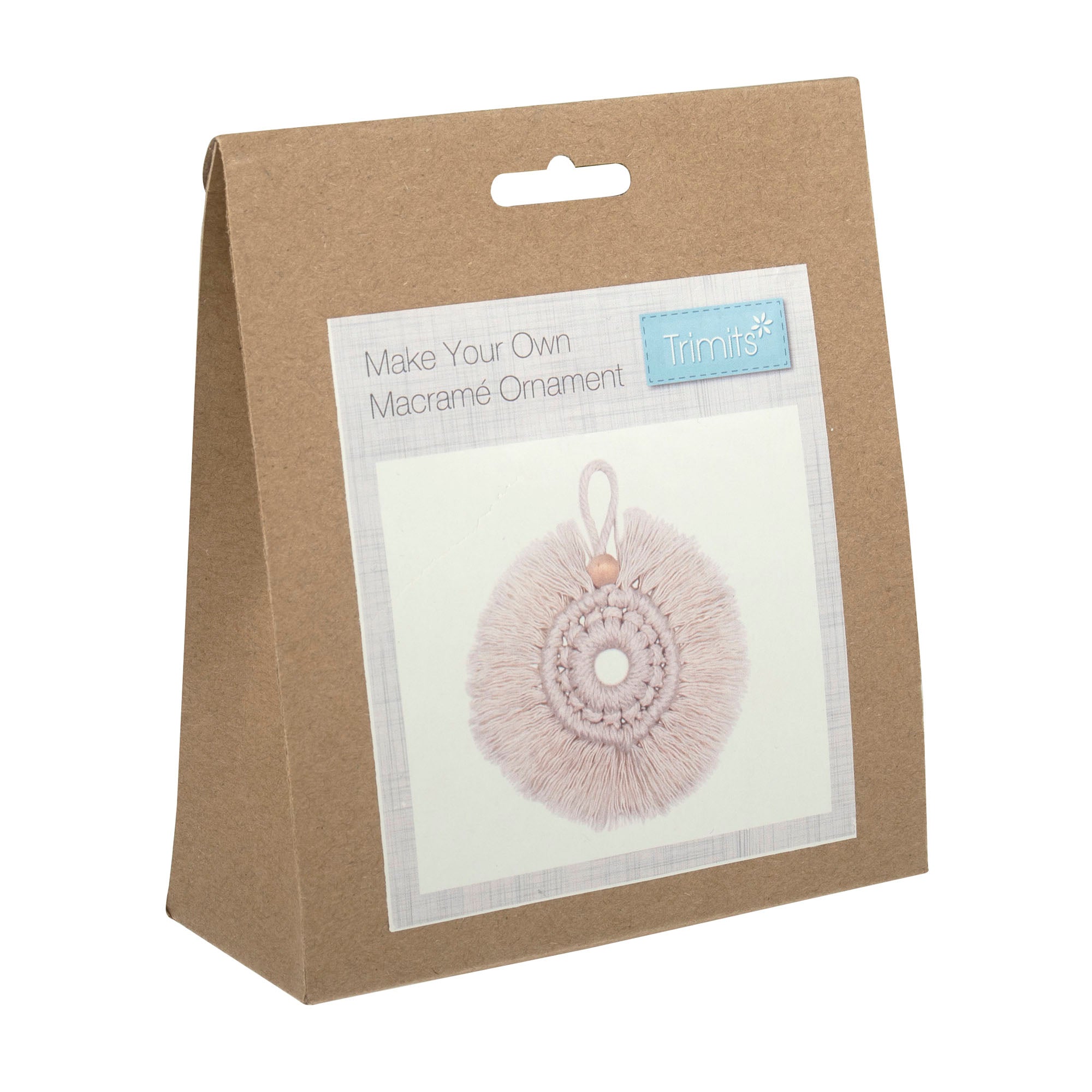 Macrame Kit: Decoration: Wreath: Natural