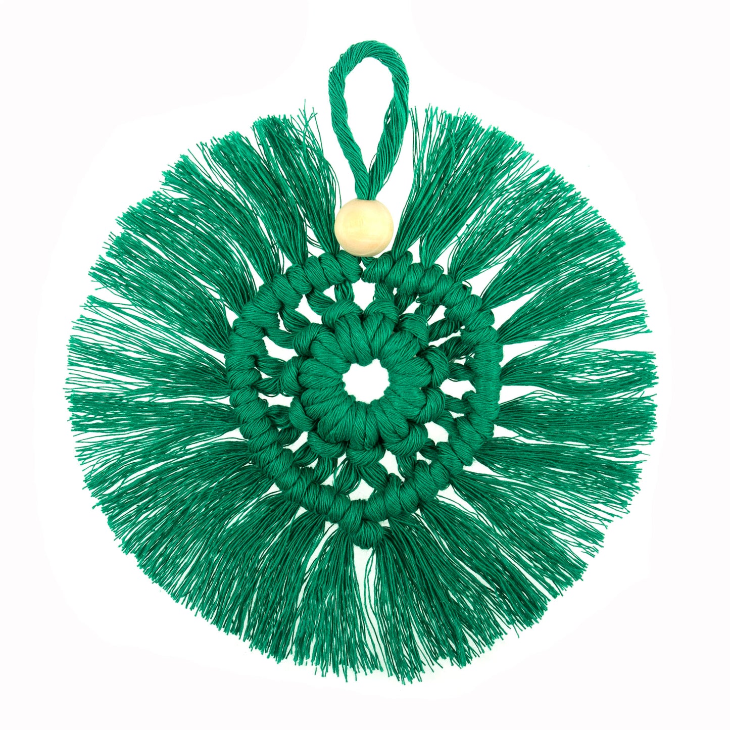 Macrame Kit: Decoration: Wreath: Green