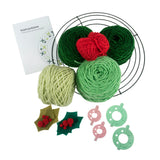 Pom Pom Wreath Kit: Green: Pack of 1