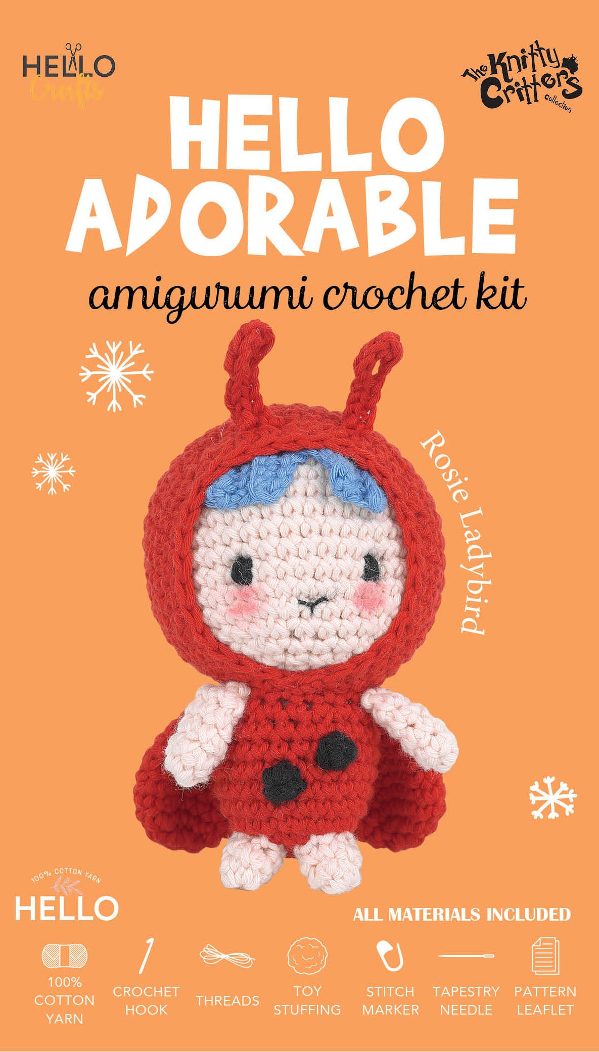Knitty Critters - Adorables - Rosie Ladybird