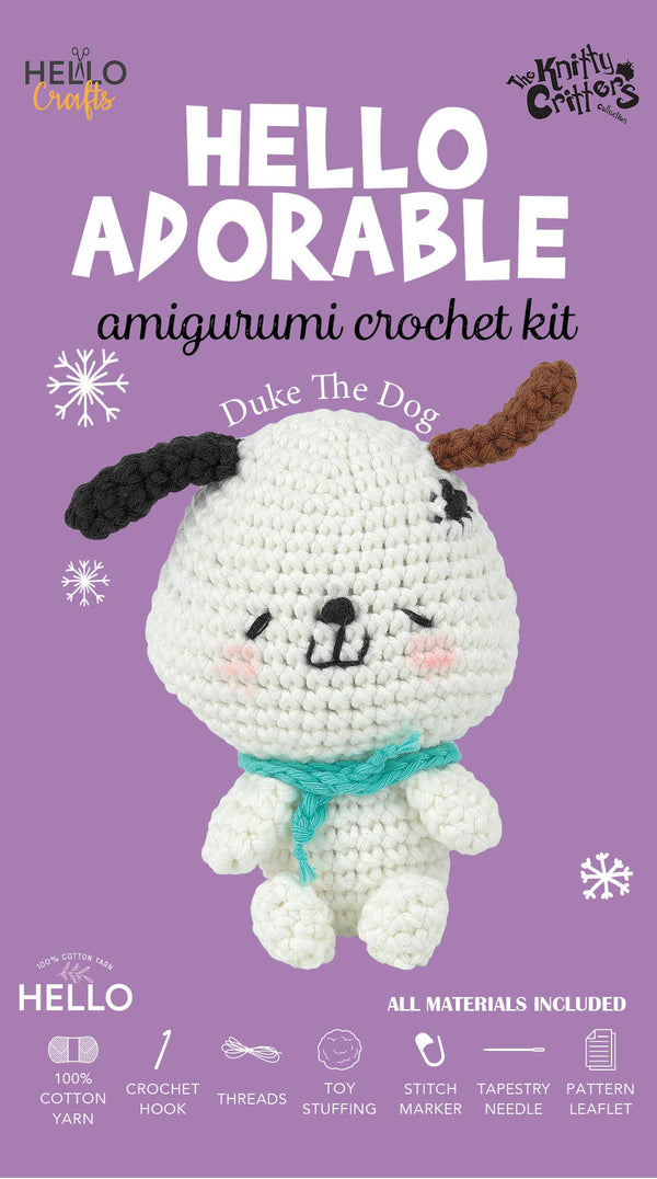Knitty Critters - Adorables - Duke The Dog