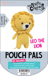 Knitty Critters - Pouch Pals - Leo The Lion