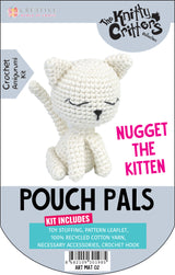 Knitty Critters - Pouch Pals - Nugget The Kitten