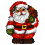 Latch Hook Kit: Cushion: Shaped: Santa