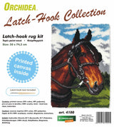 Latch Hook Kit: Rug: Horse