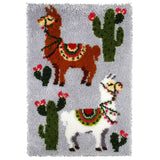 Latch Hook Kit: Rug: Llama