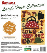 Latch Hook Kit: Rug: Tea & Coffee