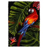Latch Hook Kit: Rug: Parrot