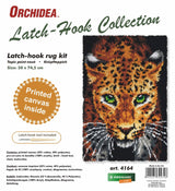 Latch Hook Kit: Rug: Leopard