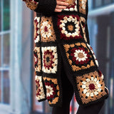 CROCHET KIT - Red Heart Coatigan in Grannies, L/XL/XXL/XXXL