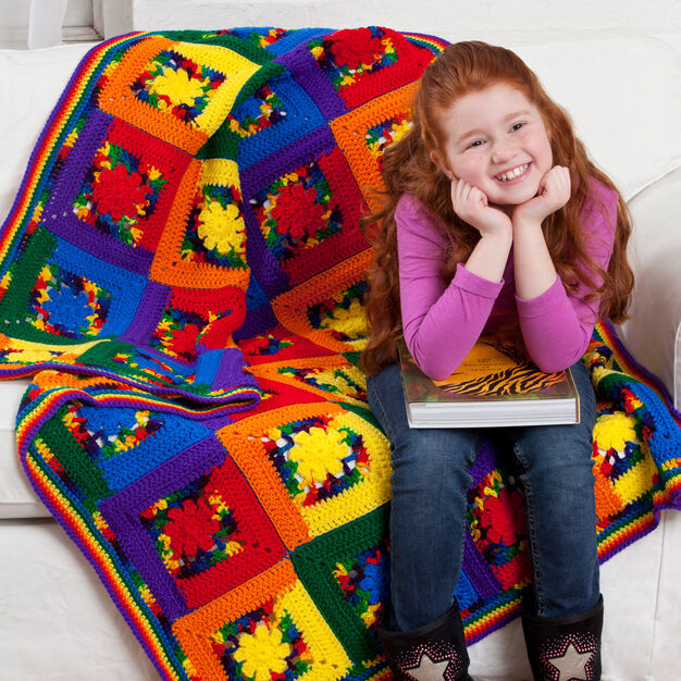 CROCHET KIT - Red Heart Kids Cabin Throw