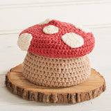 CROCHET KIT - Lily Sugar 'n Cream Crochet Lidded Toadstool Basket