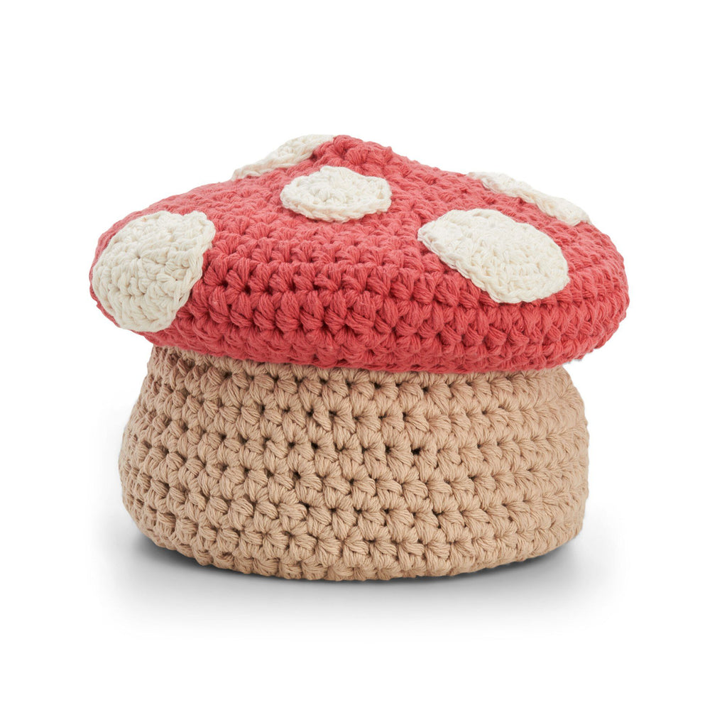 CROCHET KIT - Lily Sugar 'n Cream Crochet Lidded Toadstool Basket