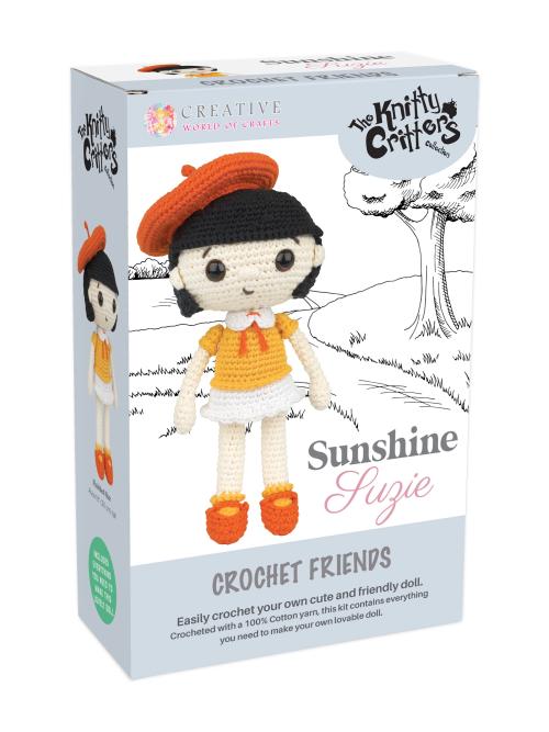 Knitty Critter Crochet Dolls - Sunshine Suzie