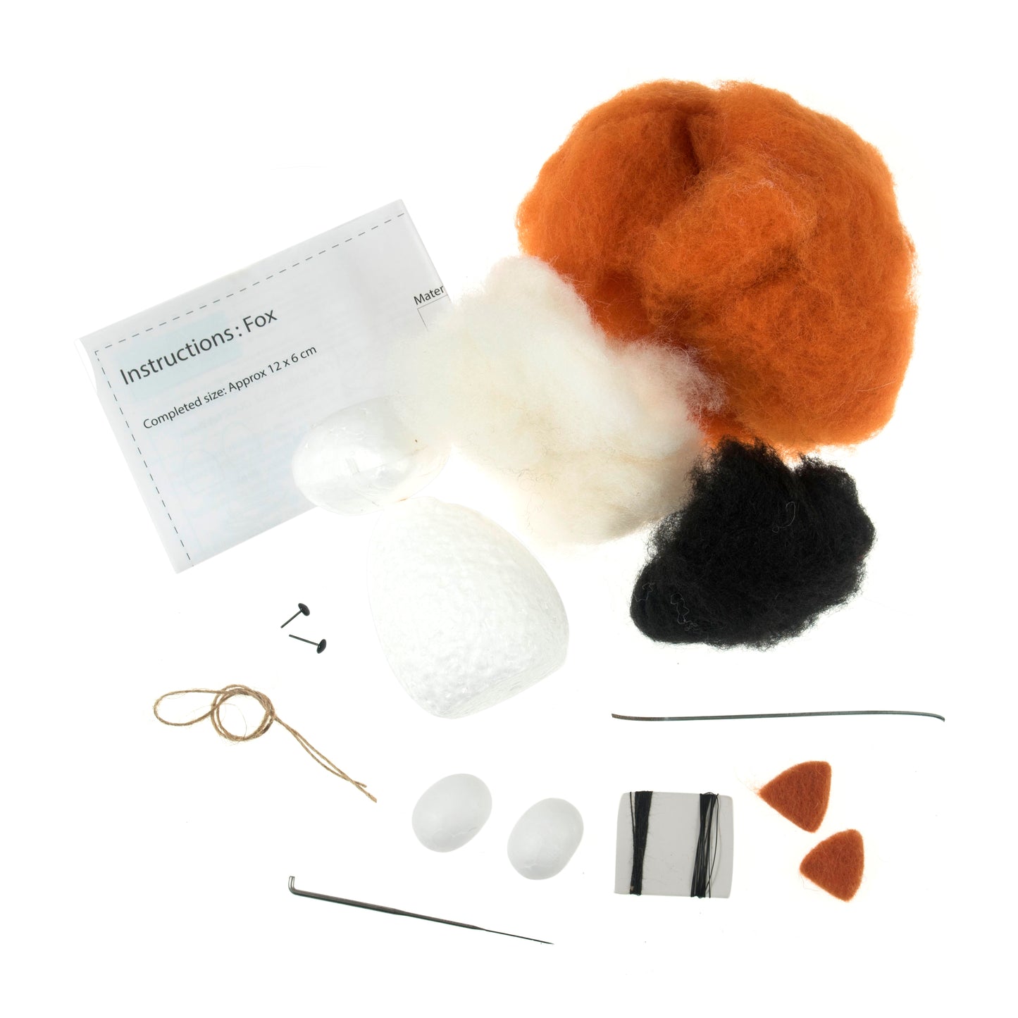Needle Felting Kit: Fox