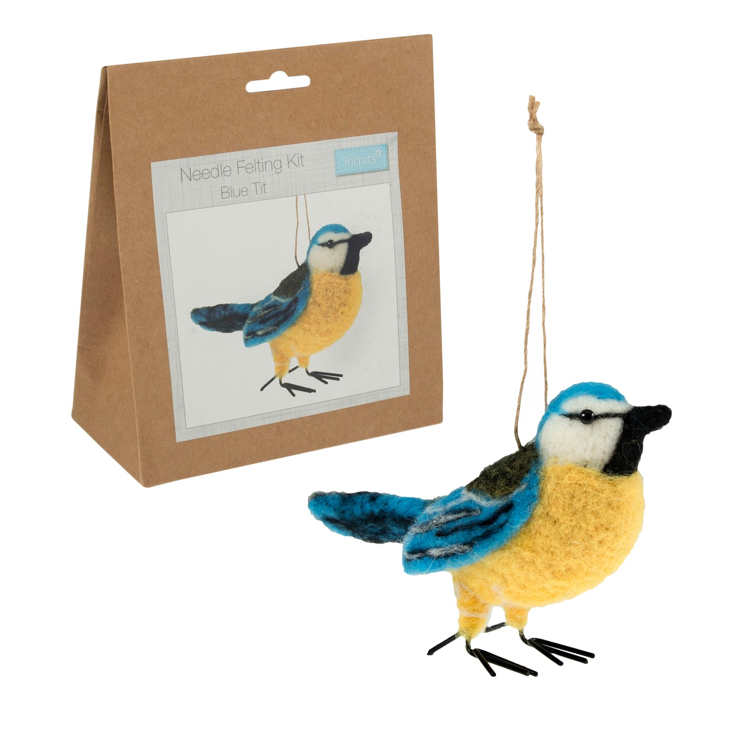 Needle Felting Kit: Blue Tit