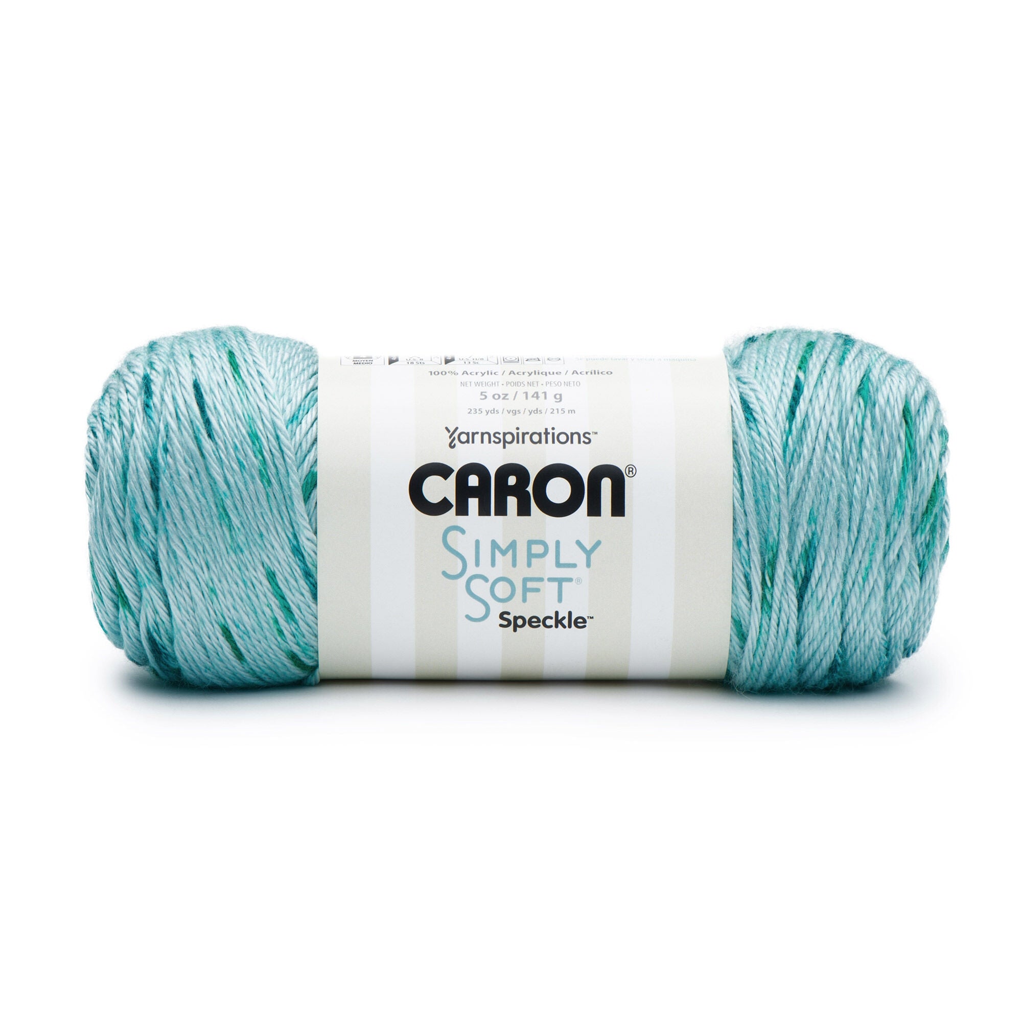 Caron Simply Soft Aran Knitting Yarn 141g - Speckle