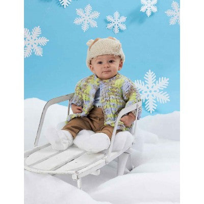 KNITTING PATTERN - Baby Blanket - One Piece Baby Cardigan