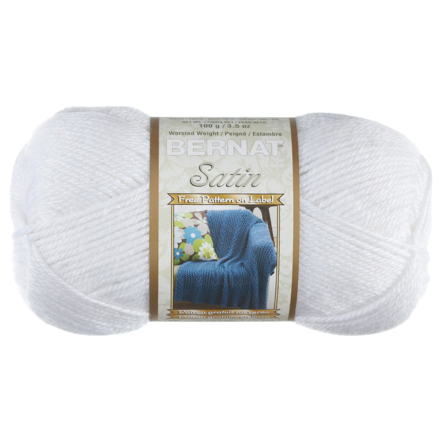 Bernat Satin Luxury Aran Yarn - 100g Solids / 80g Ombres