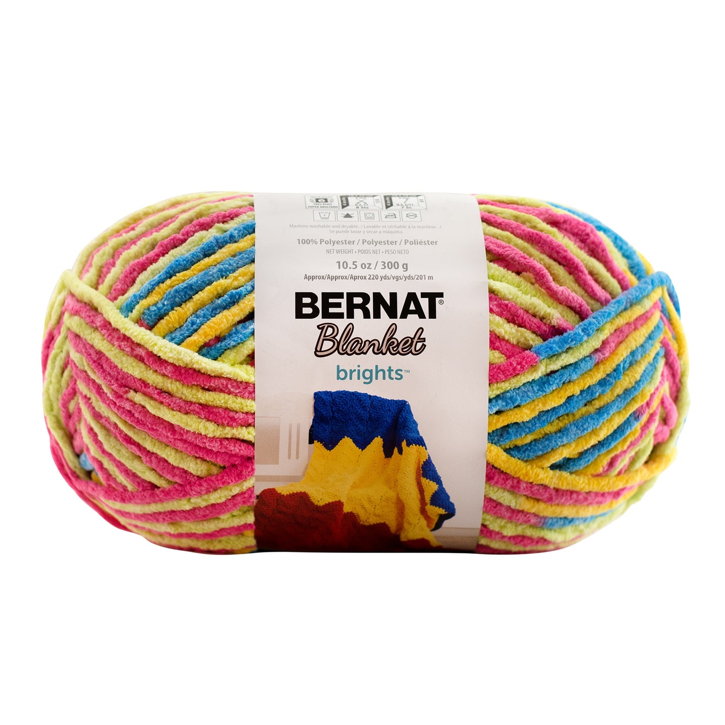 Bernat Blanket Brights Super Chunky Yarn 300g