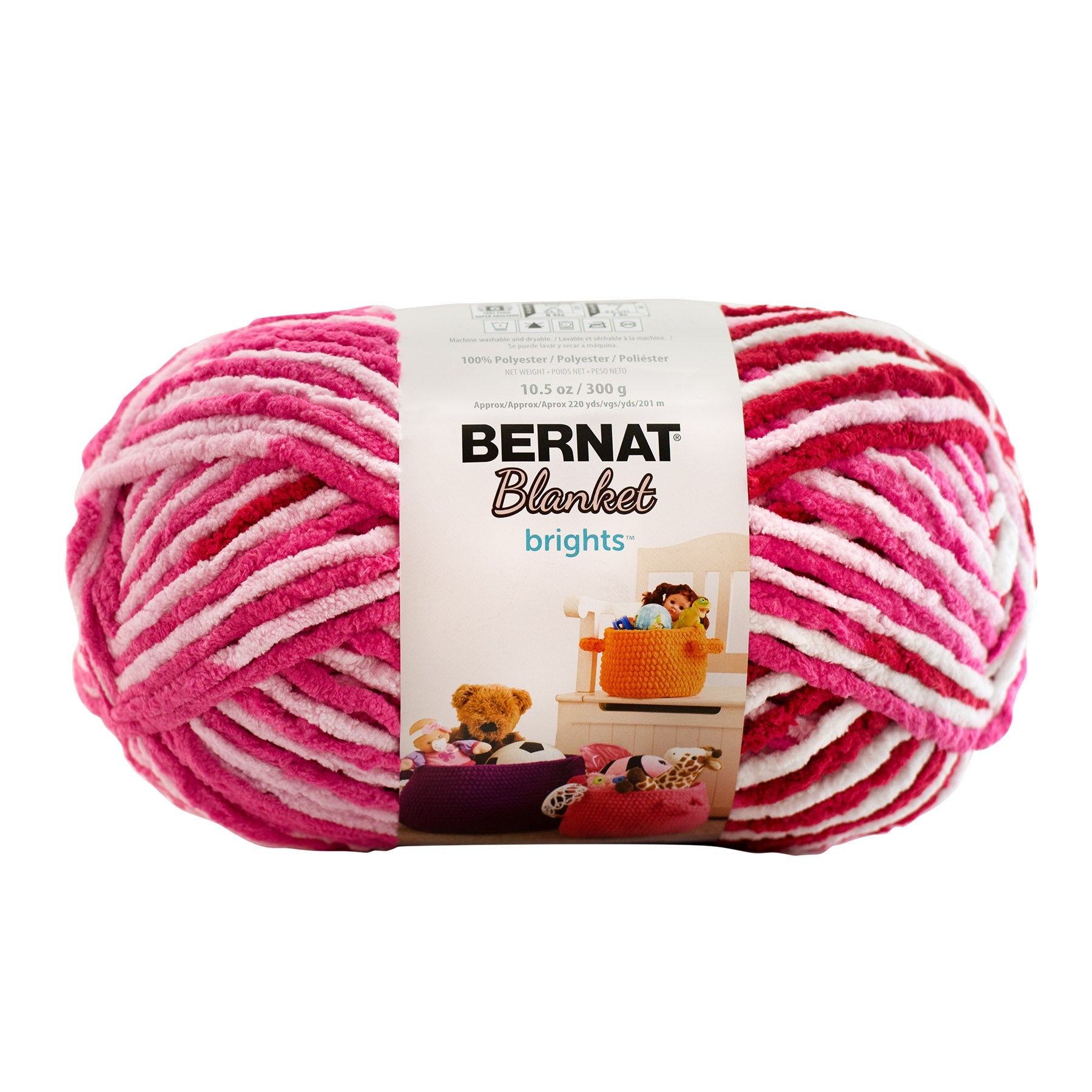 Bernat Blanket Brights Super Chunky Yarn 300g