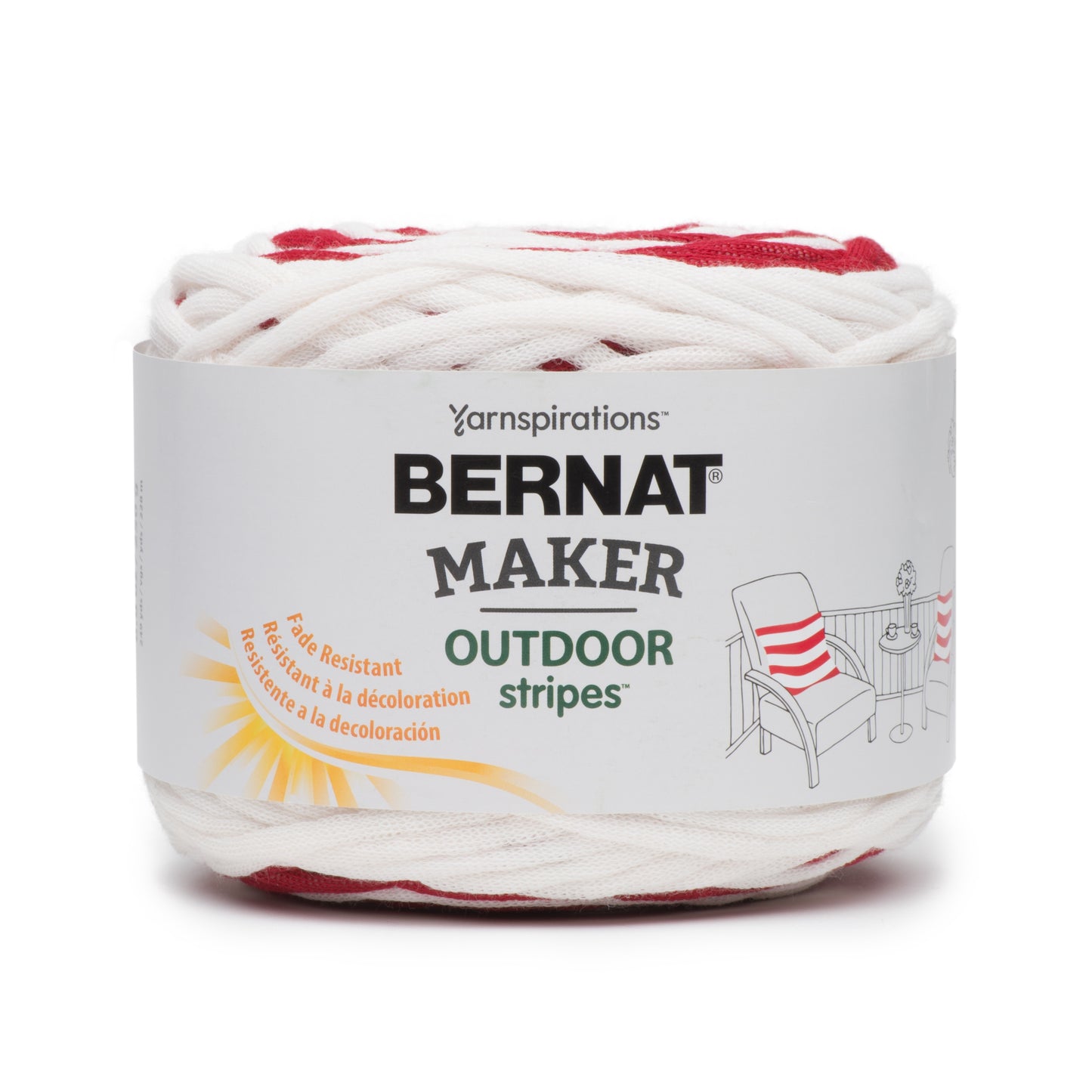 Bernat Maker Outdoor Stripes 250g Yarn