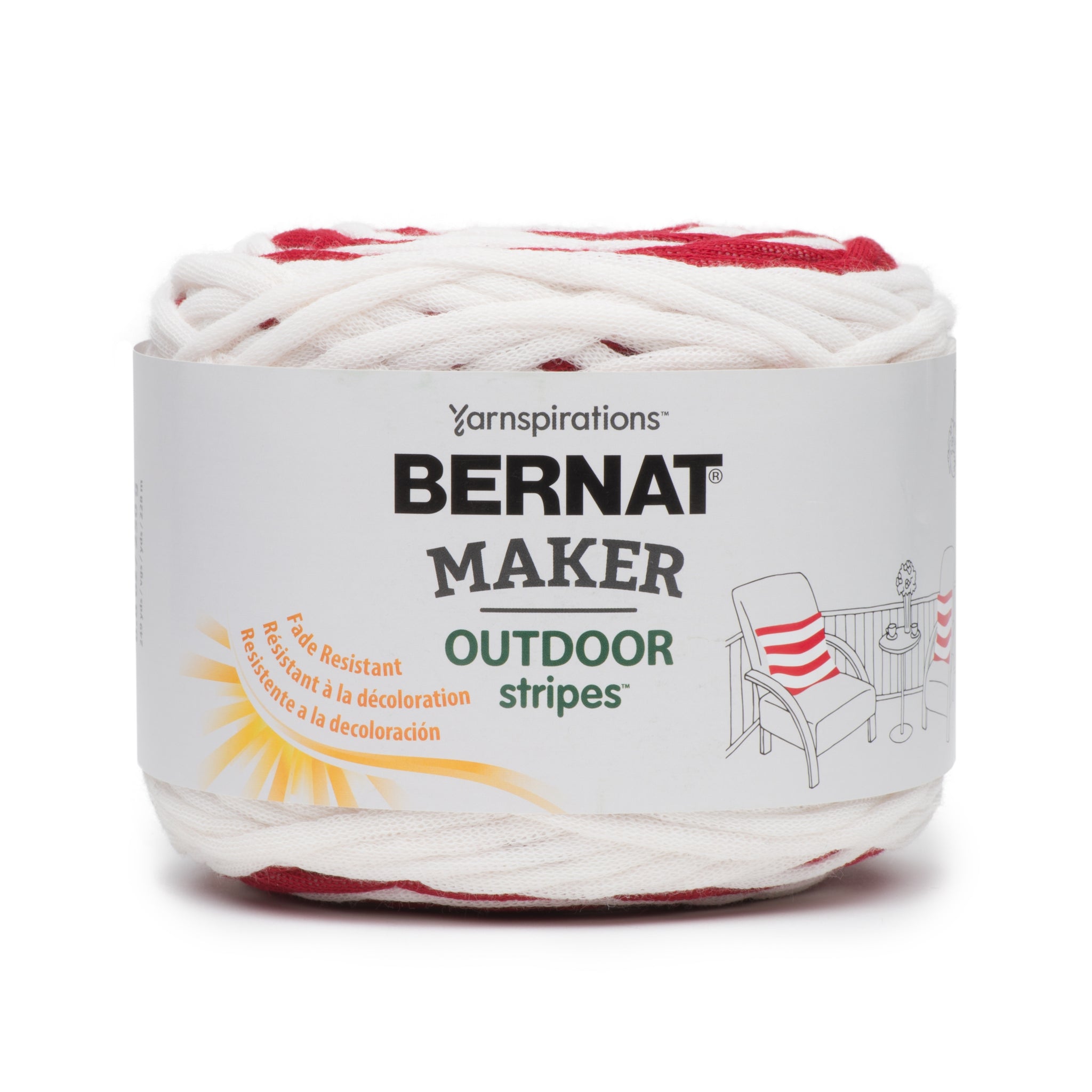 Bernat Maker Outdoor Stripes 250g Yarn