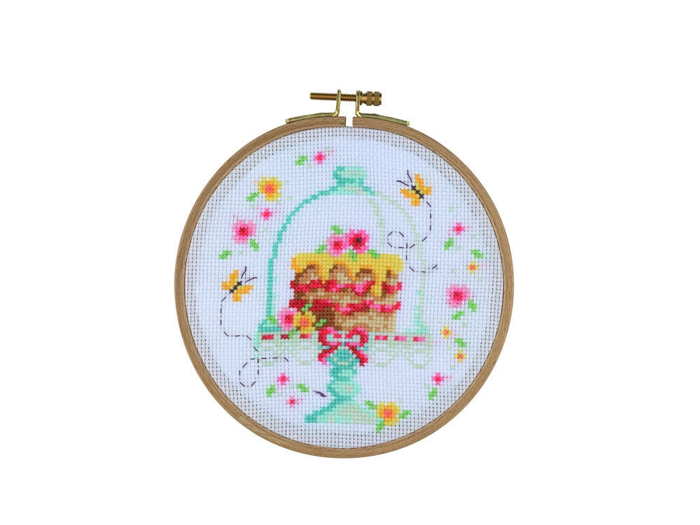 Tuva Counted Cross Stitch Kit - BCS10 - Cakes & Butterflies