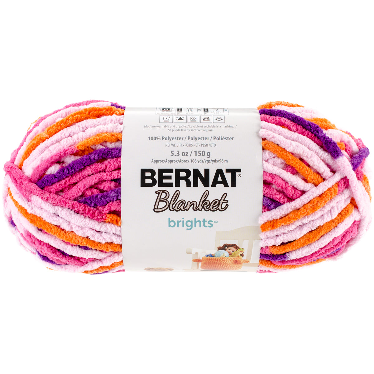 Bernat Blanket Brights Super Chunky Yarn 300g