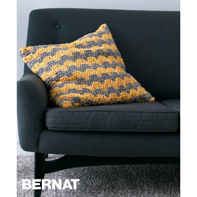 CROCHET PATTERN - Bernat Maker Home Dec - Step Up Pillow
