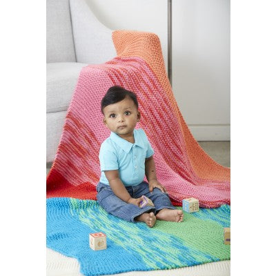 KNITTING PATTERN - Softee Baby Chunky - Garter Stripes