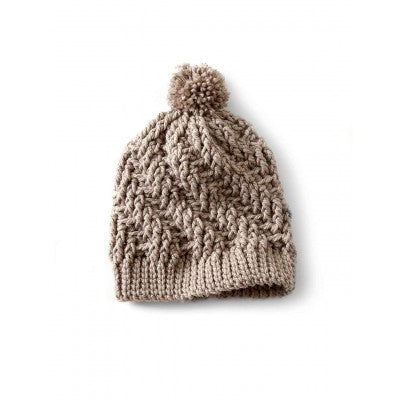 CROCHET PATTERN - Softee Chunky - Stepping Texture Hat