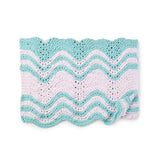 Bernat Garter Ripple Stripes Knit Baby Blanket