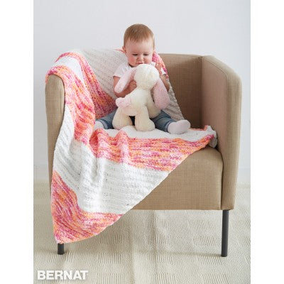 KNITTING PATTERN - Baby Blanket - Kiddie Corner