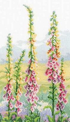 Vervaco Cross Stitch Kit Fox Glove PN-0148481