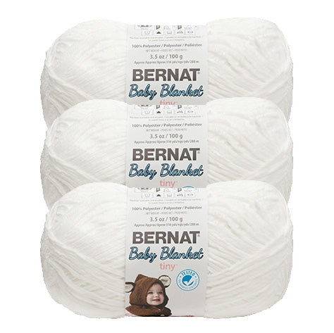 READICUT BULK BUY - PACK OF 3 x 100g Balls of Bernat Baby Blanket Tiny DK Yarn - Snow Cap