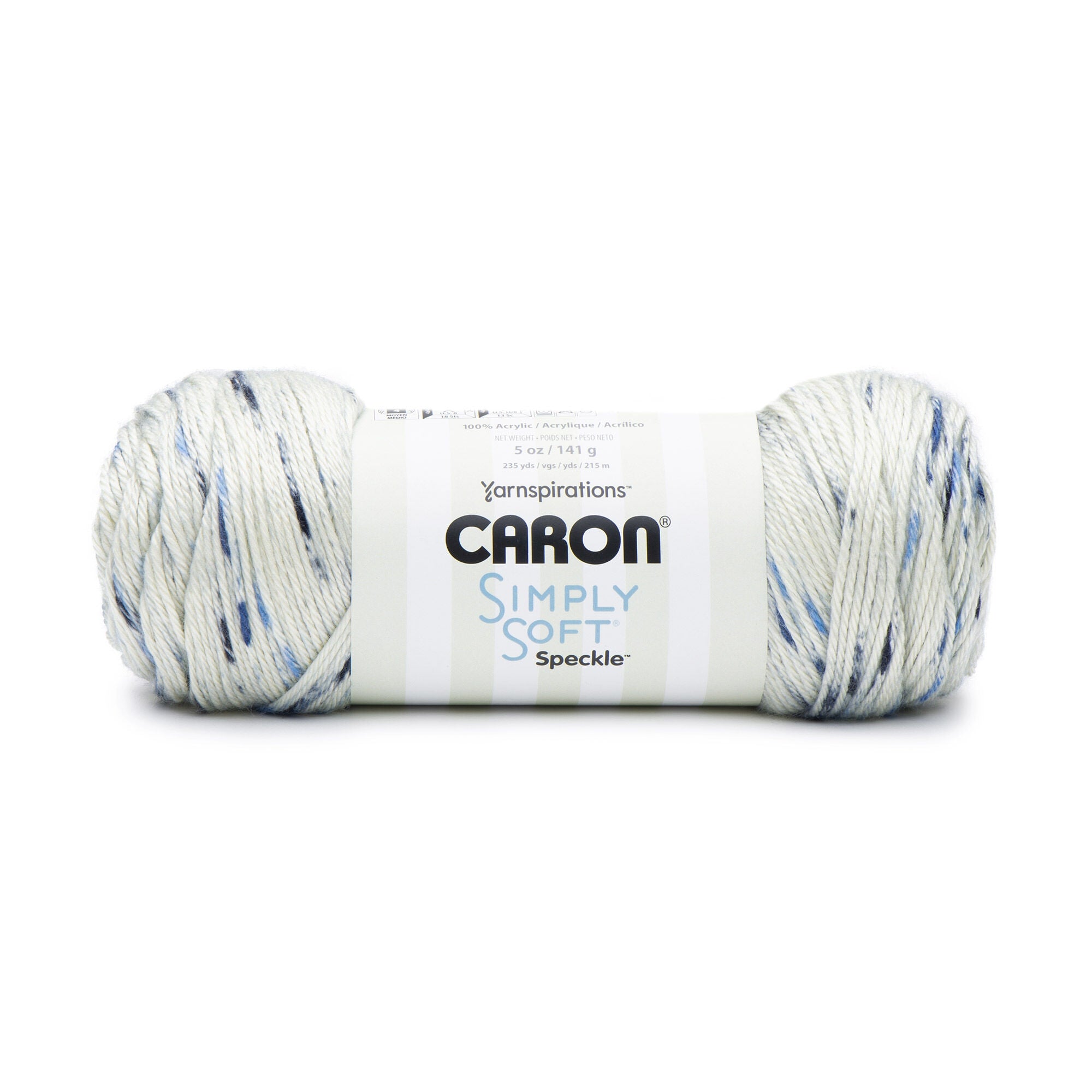 Caron Simply Soft Aran Knitting Yarn 141g - Speckle