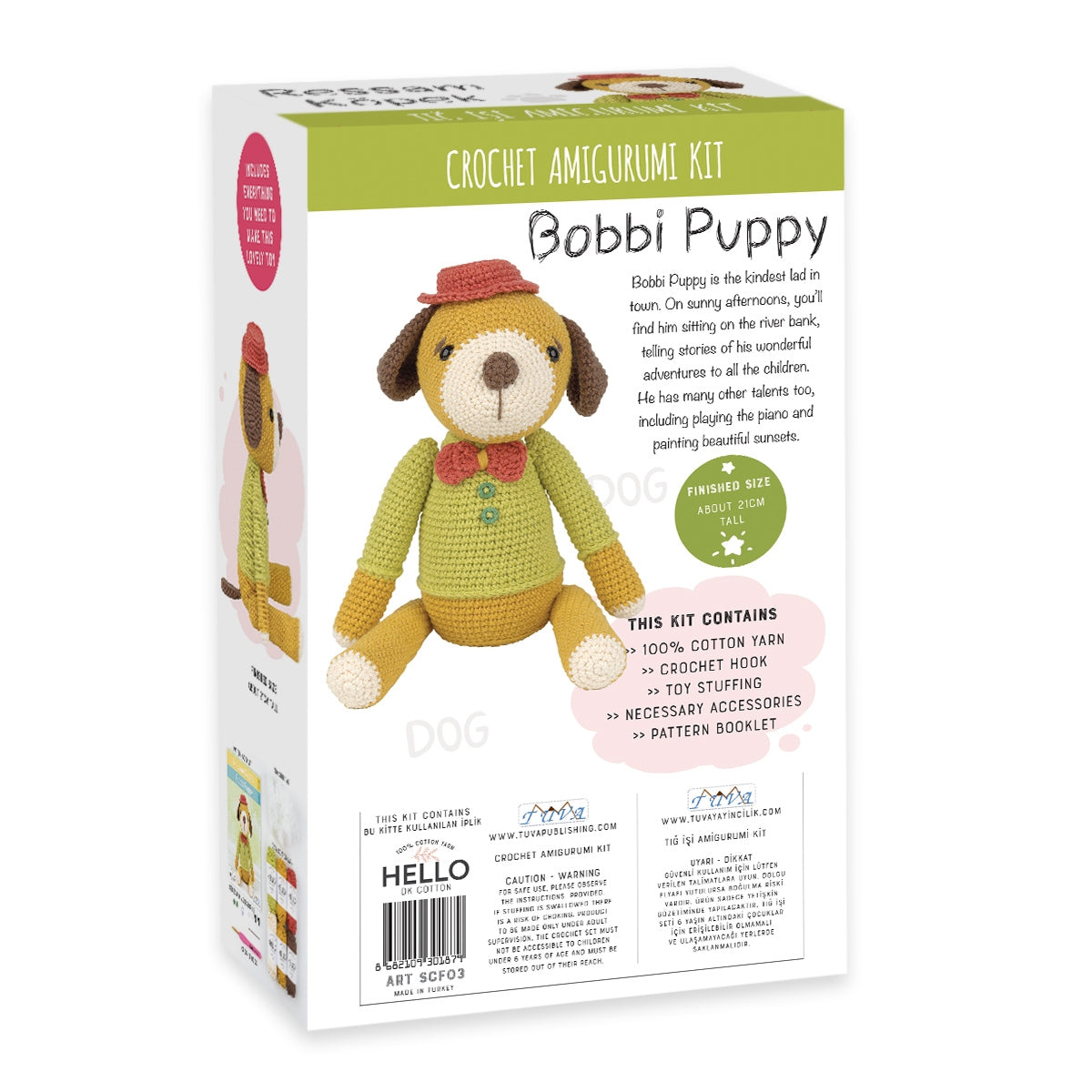 Sweet Crochet Friends Amigurumi Crochet Kit - Bobbi Puppy