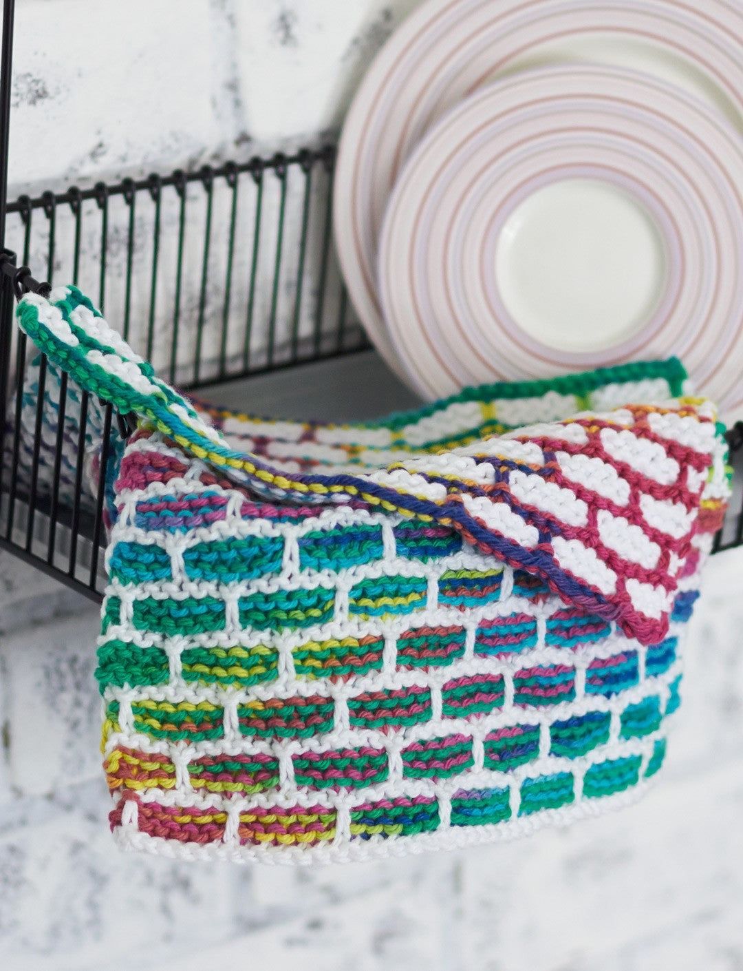 Lily Sugar 'N Cream - Brick Stitch Dishcloth (Digital Download)