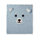 KNITTING PATTERN Bernat Bear-y Cozy Knit Blanket