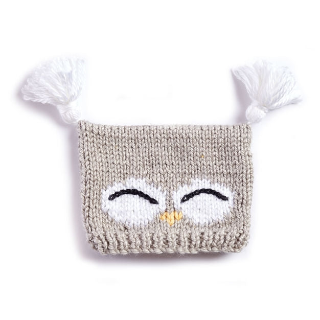 Bernat I'm A Hoot! Knit Hat, Up to 18-24 Months