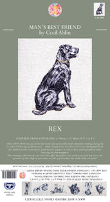 Cecil Aldin Man's Best Friend Cross Stitch Kit - Rex