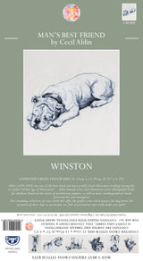 Cecil Aldin Man's Best Friend Cross Stitch Kit - Winston