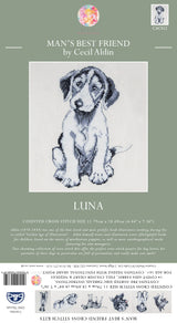 Cecil Aldin Man's Best Friend Cross Stitch Kit - Luna