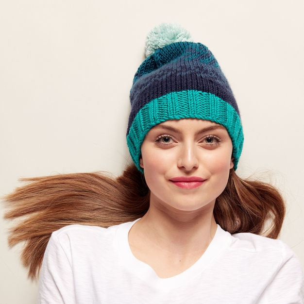 KNITTING PATTERN - Caron x Pantone Knit Fair Isle Hat