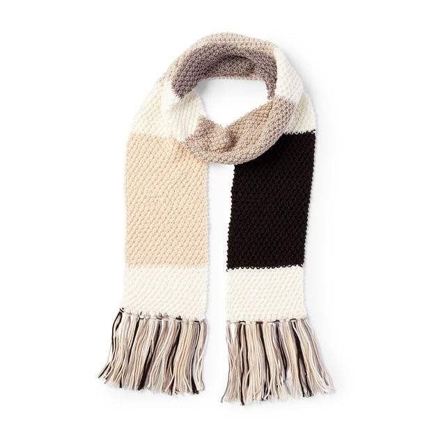 KNITTING PATTERN - Caron x Pantone Knit Colour Swatch Scarf