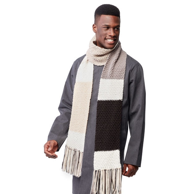 KNITTING PATTERN - Caron x Pantone Knit Colour Swatch Scarf