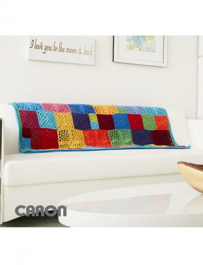 CROCHET PATTERN - Caron Simply Soft - 100 Motif Afghan
